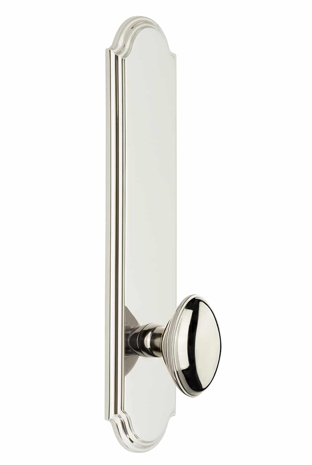 Grandeur Arc Tall Plate with Eden Prairie Knob