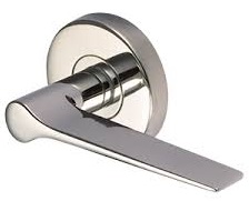 Inox 319 Hampton Lever Handle with Round Rosette