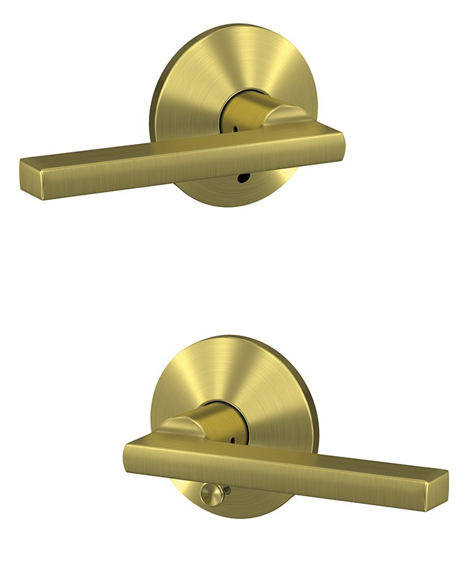 Schlage Custom Latitude Lever with Kinsler Rosette