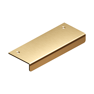 Deltana 4 Inch x 1 1/2 Inch Drawer, Cabinet, Mirror Pull, Brushed Brass