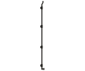 42 Inch Modern Offset Surface Bolt, HD, Solid Brass