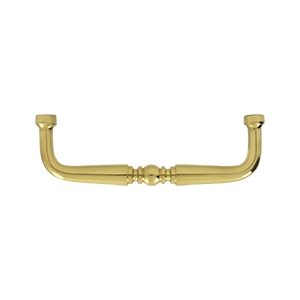 Deltana Solid Brass 3 1/2 Inch Traditional Wire Pull