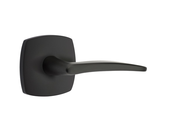 Emtek Poseidon Lever Handle with Urban Modern Rosette