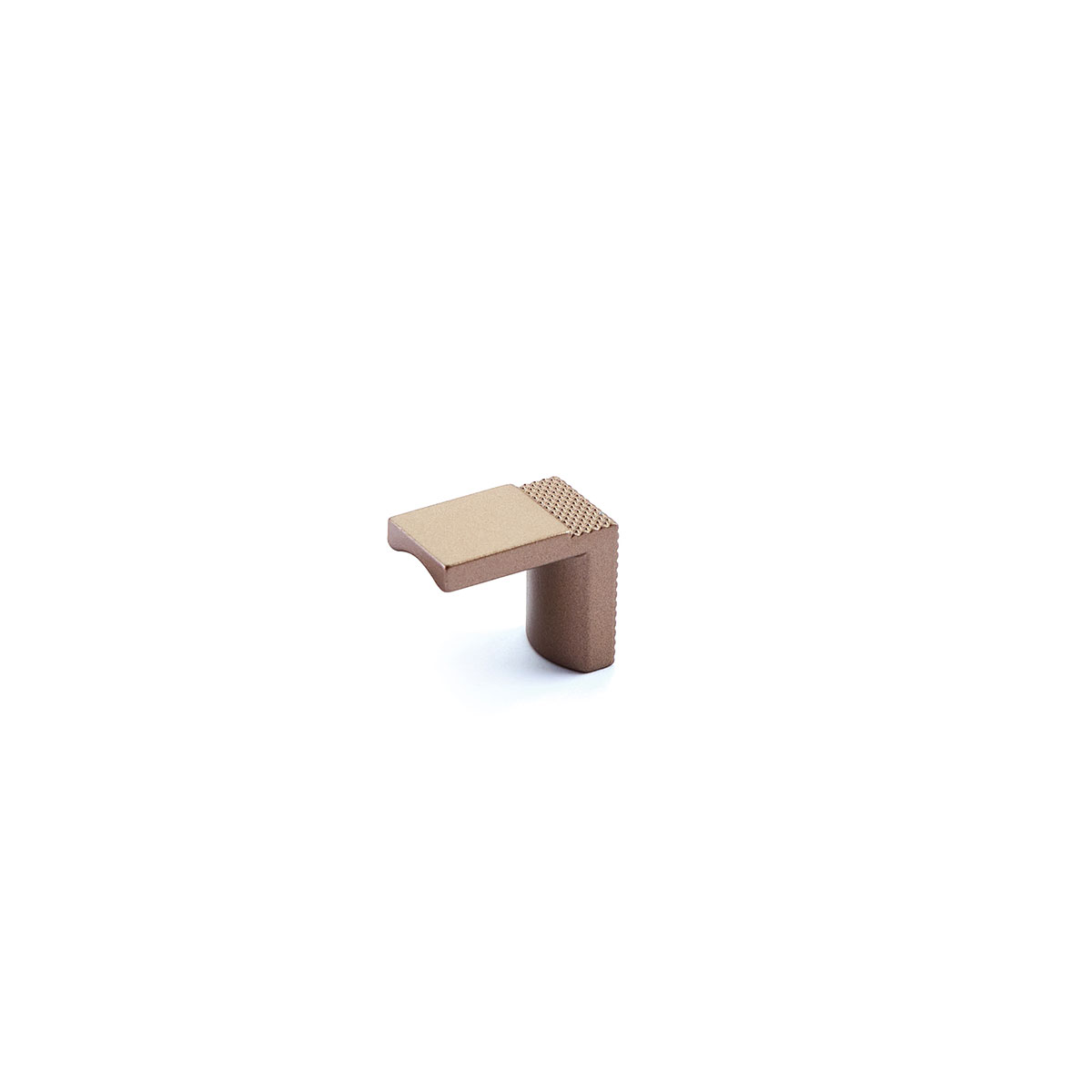 Schaub Quadrato, 1-1/8 Inch x 5/8 Inch Satin Bronze Pull