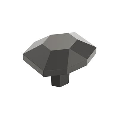 Amerock St. Vincent 1-5/8 Inch cc Rectangle Cabinet Knob Black Bronze