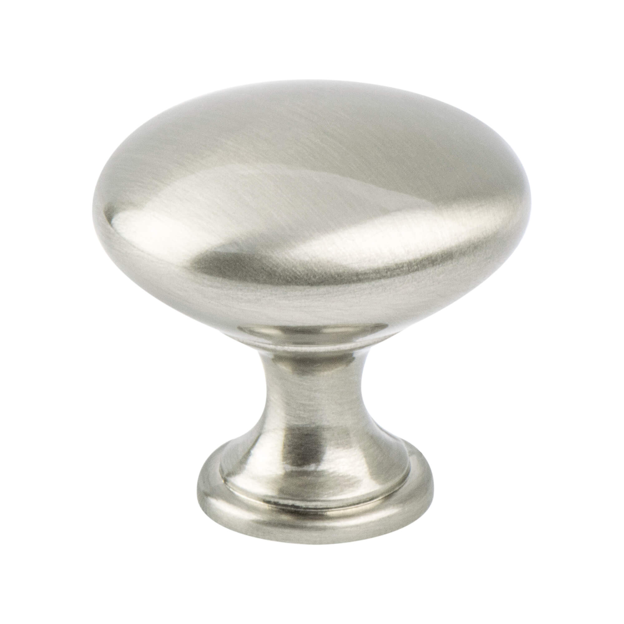 Berenson Traditional Advantage One Brushed Nickel Round Knob