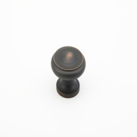 Schaub Traditional Designs Round Knob 1 1/2 inch dia Michelangelo Bronze