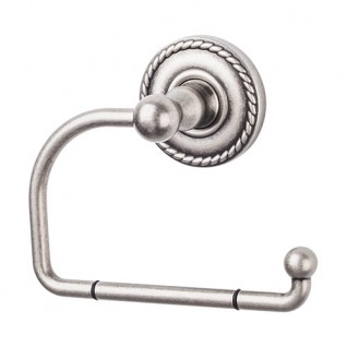 Top Knobs ED4APF Edwardian Rope Tissue Hook Antique Pewter