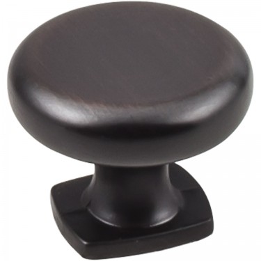 Hardware Resources Belcastel 1 Cabinet Knob - Brushed Oil-Rubbed Bronze