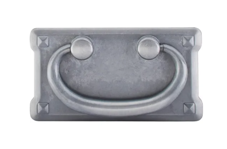 Top Knobs M233 3 Inch Mission Plate Pull Light Pewter