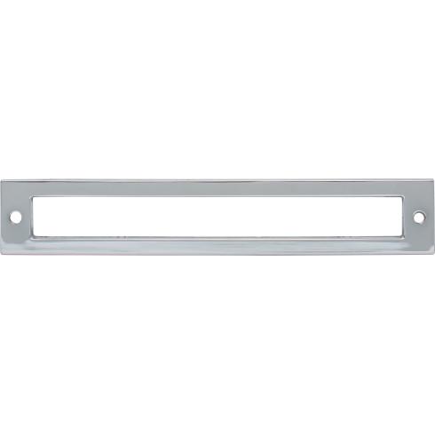 Top Knobs TK926PC Hollin Backplate 6 5/16 Inch CC Polished Chrome