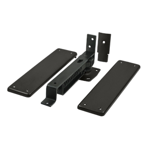 Deltana Solid Brass Spring Hinge, Double Action with Solid Brass Cover Plates