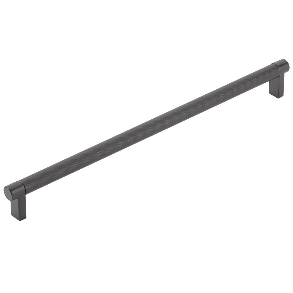 Emtek 12 Inch C to C Select Series Pull - Knurled Bar