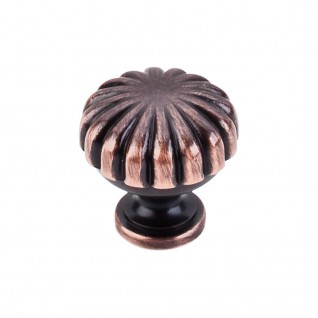 Top Knobs M1616 Somerset II Melon 1 1/4 Inch Knob Tuscan Bronze