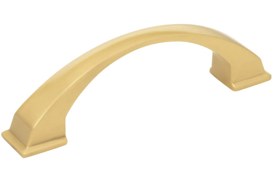 Hardware Resources 96 mm CC Brushed Gold Arched Roman Cabinet Pull