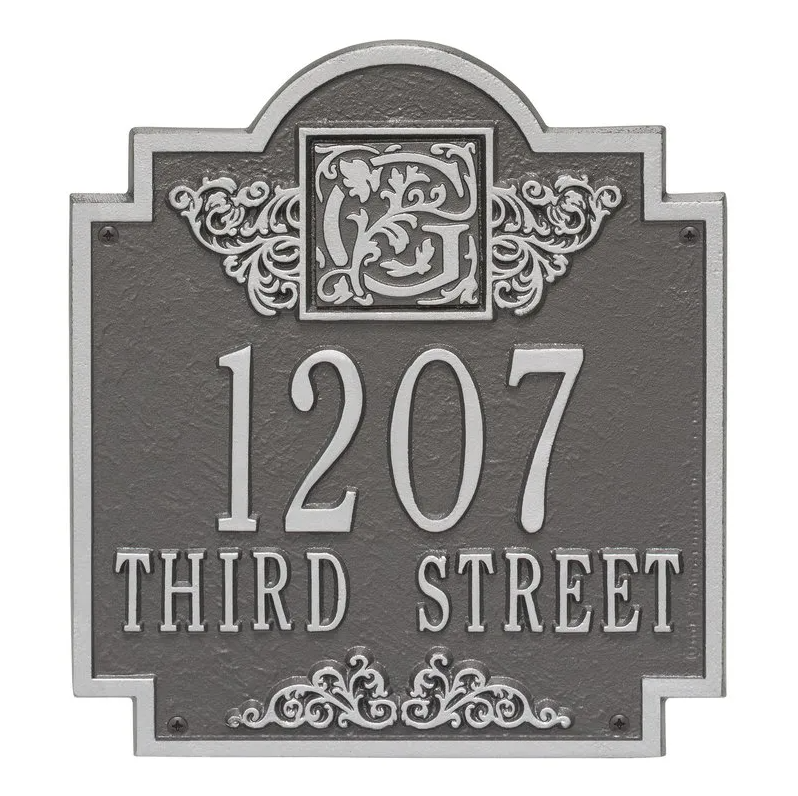 Whitehall Monogram Standard Wall Two Line