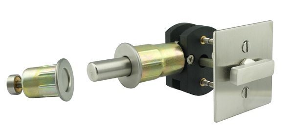 Inox EC13 Square Privacy Barn Door Lock