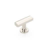 Schaub Heathrow 1 3/4 inch T-Knob in Polished Nickel