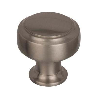 Amerock Highland Ridge 1-3/16 Inch Cabinet Knob Satin Nickel