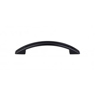 Top Knobs TK618BLK Tango 3 3/4 Inch CC Cabinet Pulls Flat Black