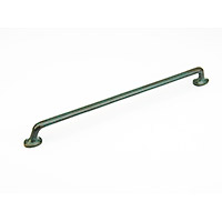 Schaub Cast Bronze Mountain 18 inch CC Cabinet Pull in Verde Imperiale