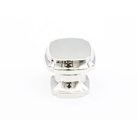 Schaub Empire 1 3/8 inch Diameter Square Knob in Polished Nickel