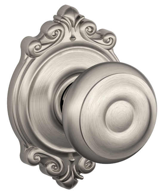 Schlage Georgian Knob with Brookshire Rosette