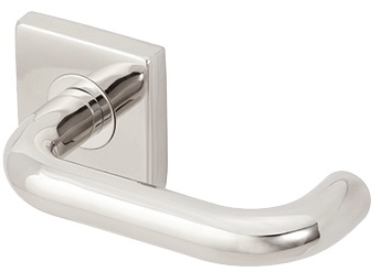 Inox 102 Munich Lever Handle with Square Rosette