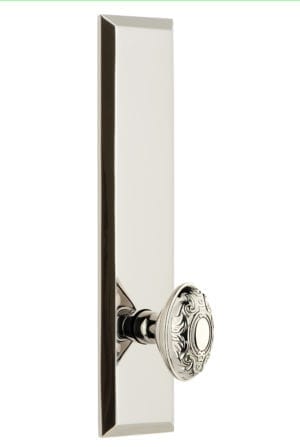 Grandeur Fifth Avenue Tall Plate with Grande Victorian Knob
