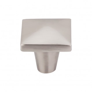 Top Knobs M2059 Aspen II Square Knob 1 3/16 Inch Brushed Satin Nickel