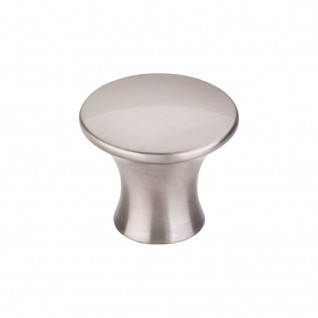 Top Knobs TK592BSN Oculus Large Round Cabinet Knob 1 5/16 Inch Brushed Satin Nickel
