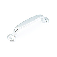 Schaub Country 4 inch CC Cabinet Pull in Polished Chrome