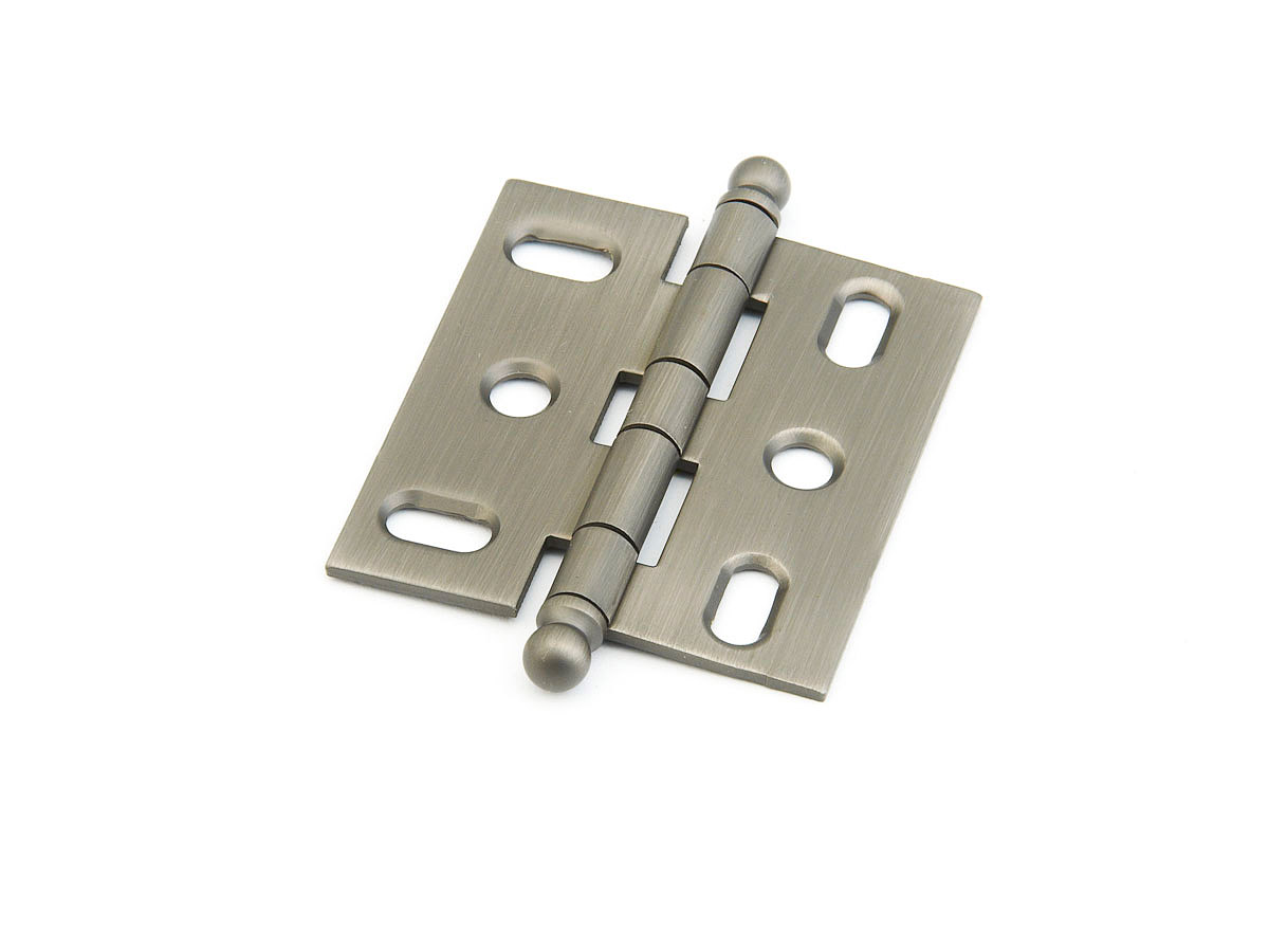 Schaub Ball Tip Mortise Antique Nickel Hinge
