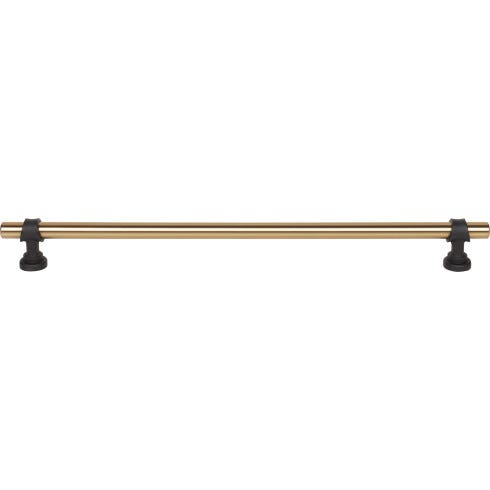 Top Knobs M2765 Bit Pull 12 Inch CC Honey Bronze and Flat Black