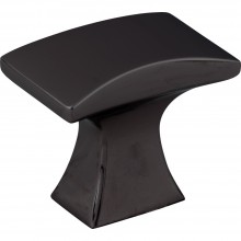 Hardware Resources Phillip 1 1/4 inch Cabinet Knob in Matte Black