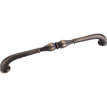 Hardware Resources Bella 12 Inch CC Appliance Pull - Antique Brushed Satin Brass