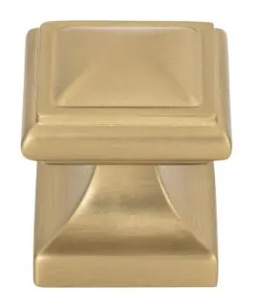 Atlas Homewares Wadsworth Knob 1 1/4 Inch Warm Brass