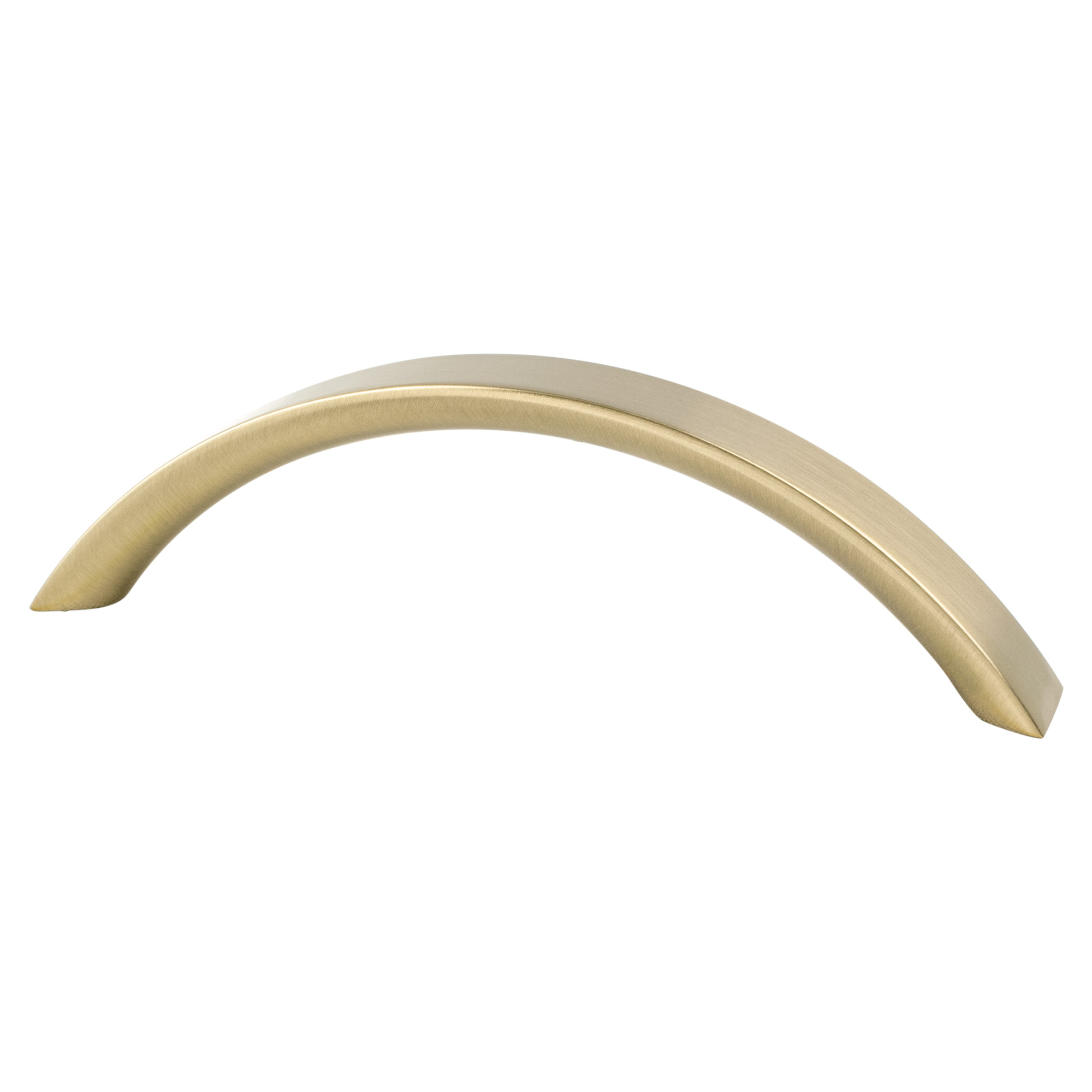 Contemporary Advantage Four 96mm CC Champagne Flat Arch Pull.
