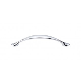 Top Knobs M527 Nouveau Hartford Pull 5 1/16 Inch CC Brushed Satin Nickel