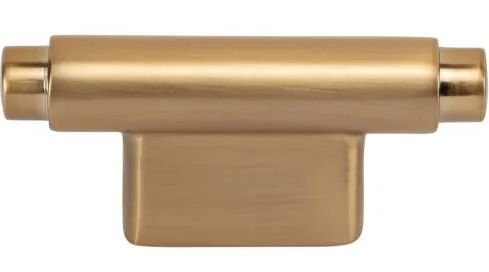 Atlas Homewares Kayden T-Knob 2 1/2 Inch Warm Brass