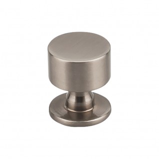 Top Knobs TK821BSN Lily 1 1/8 inch Knob Brushed Satin Nickel
