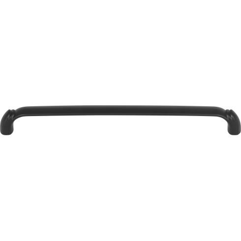 Top Knobs TK1035BLK Pomander Pull 8 13/16 Inch CC Flat Black