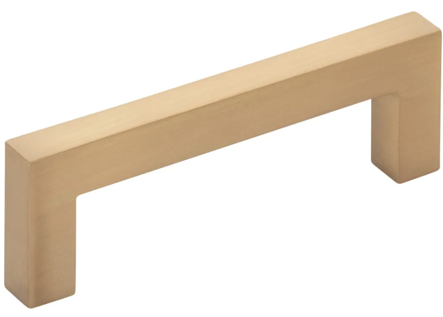 Hardware Resources 3" CC Satin Bronze Square Stanton Cabinet Bar Pull