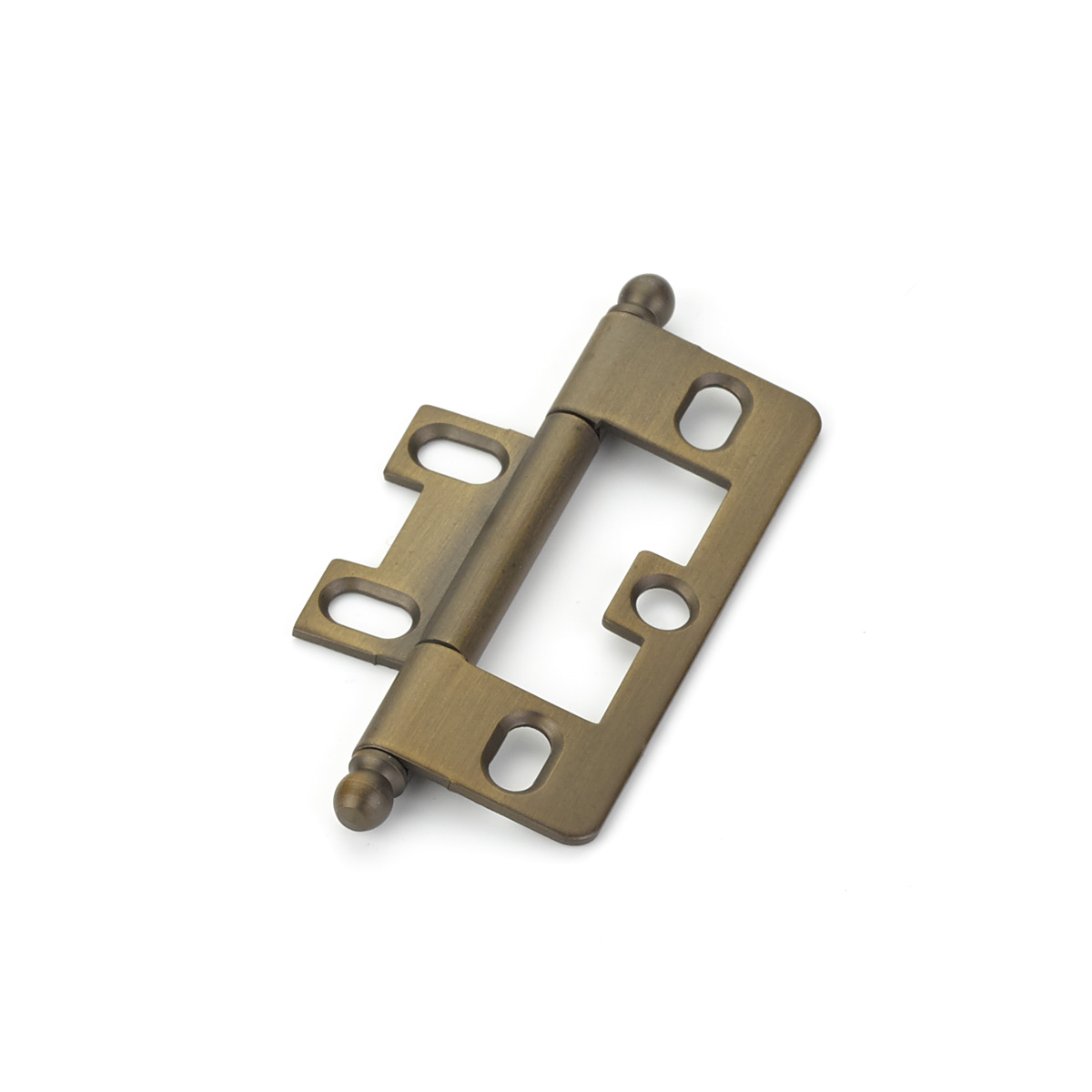 Schaub Ball Tip Non-Mortise Antique Light Brass