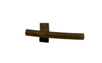 Top Knobs TK84GBZ Slanted 3 Inch A Knob German Bronze