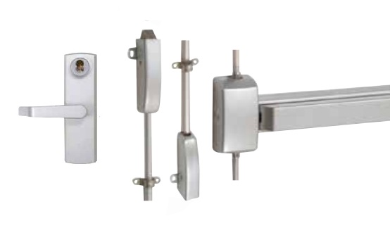 Advantage 2700 Rim VR Exit Device and Escutcheon Lever Trim Set