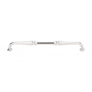 Top Knobs TK344PN Chalet Pull 9 Inch CC Polished Nickel