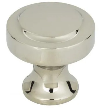 Atlas Homewares Bradbury Knob 1 1/4 Inch Polished Nickel