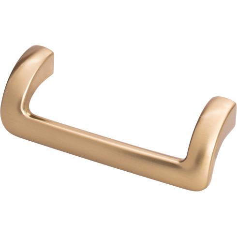 Top Knobs TK950HB Kentfield Pull 3 3/4 Inch CC Honey Bronze