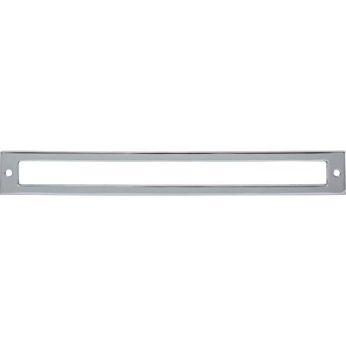Top Knobs TK928PC Hollin Backplate 8 13/16 Inch CC Polished Chrome
